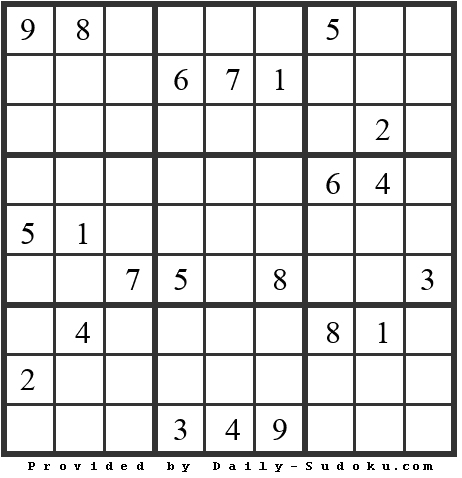 Daily Sudoku