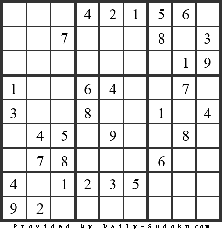 Daily Sudoku