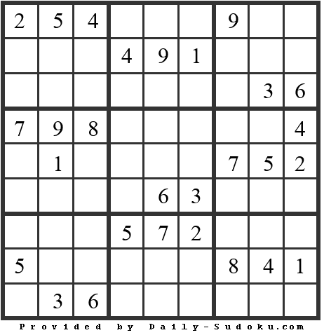 Daily Sudoku
