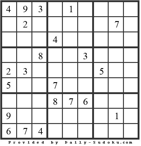 Daily Sudoku