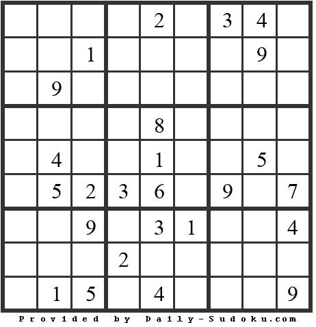 Daily Sudoku