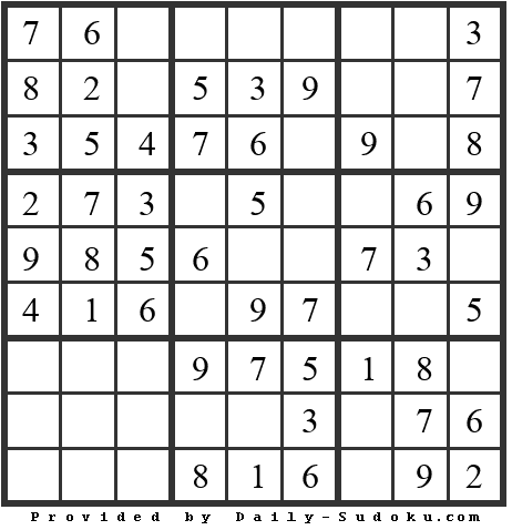 Daily Sudoku