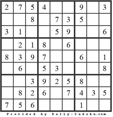 Daily Sudoku