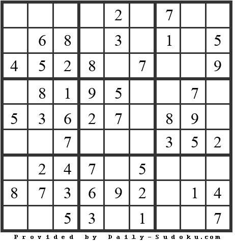 Daily Sudoku