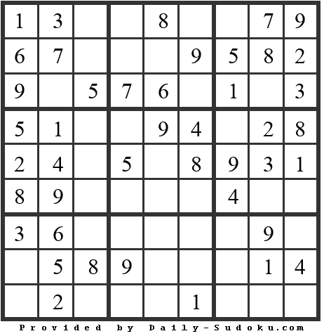 Daily Sudoku