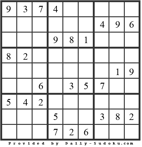 Daily Sudoku