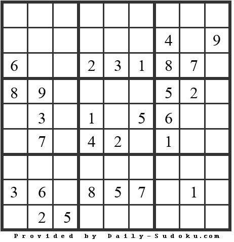 Daily Sudoku