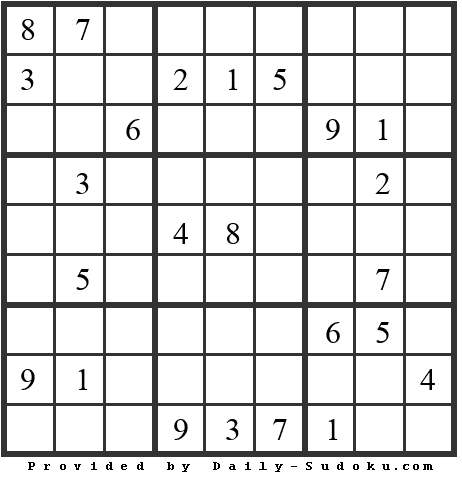 Daily Sudoku