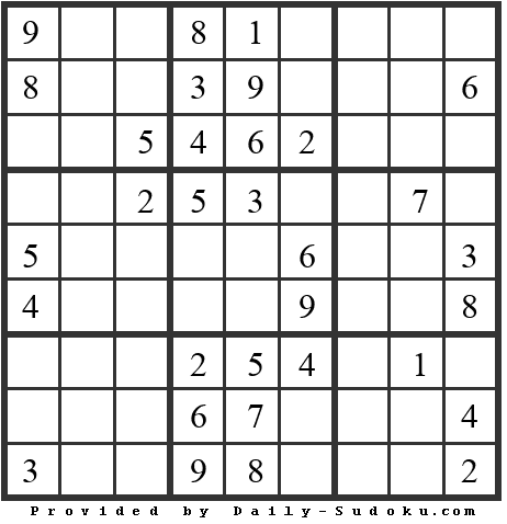 Daily Sudoku