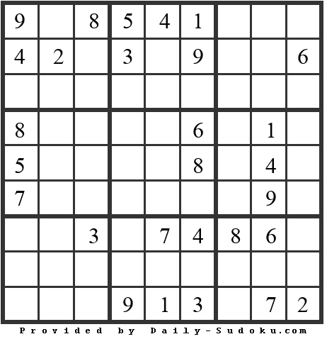 Daily Sudoku