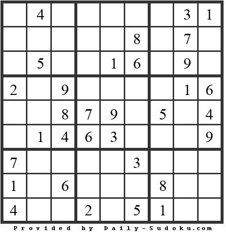 Daily Sudoku