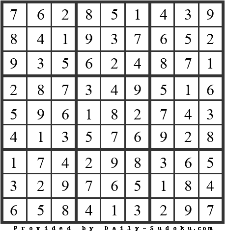 Daily Sudoku