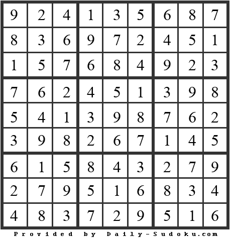Daily Sudoku