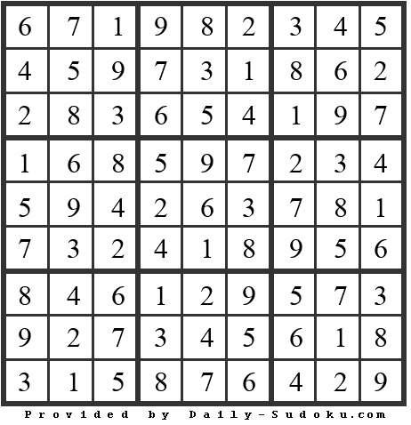Daily Sudoku