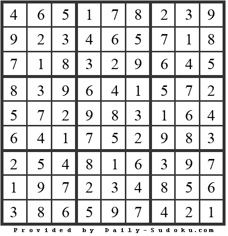 Daily Sudoku