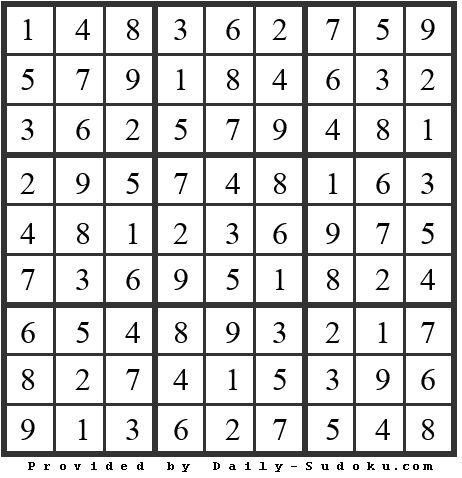 Daily Sudoku
