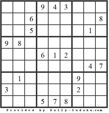 Daily Sudoku