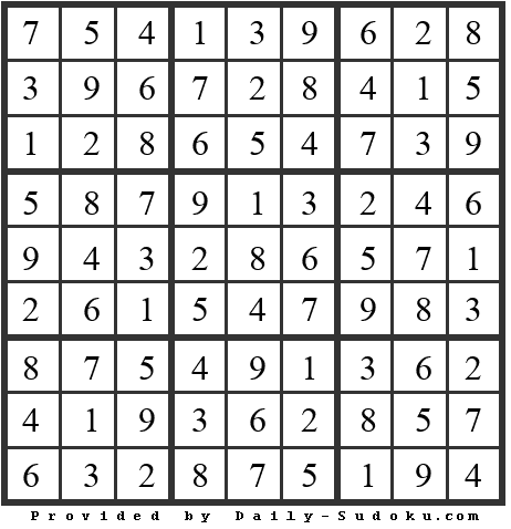 Daily Sudoku
