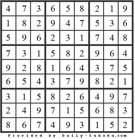 Daily Sudoku