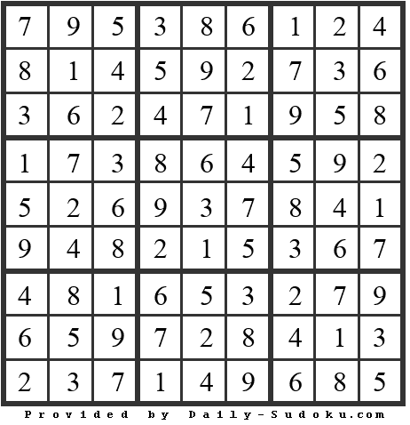 Daily Sudoku