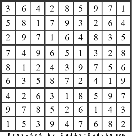 Daily Sudoku