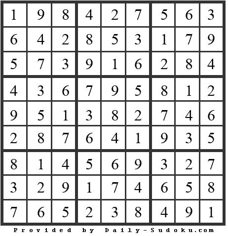 Daily Sudoku