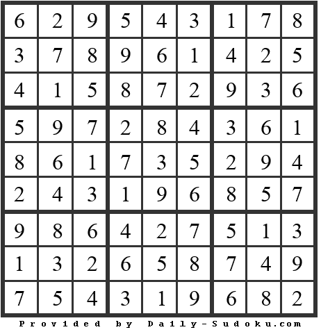 Daily Sudoku