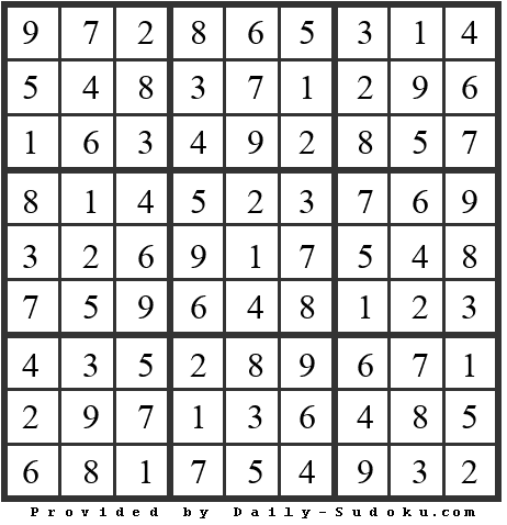 Daily Sudoku