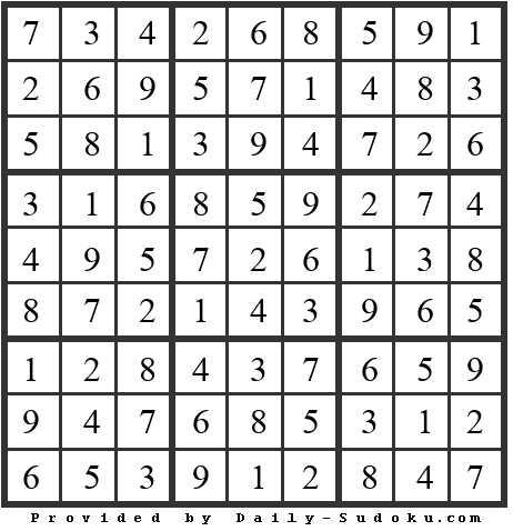 Daily Sudoku