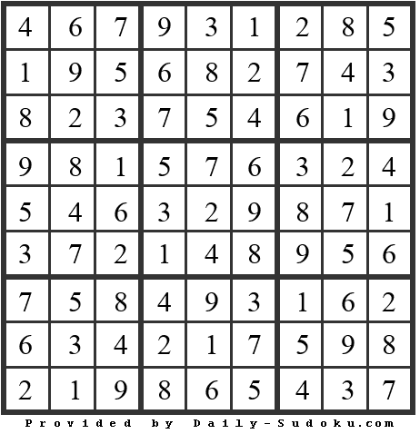 Daily Sudoku