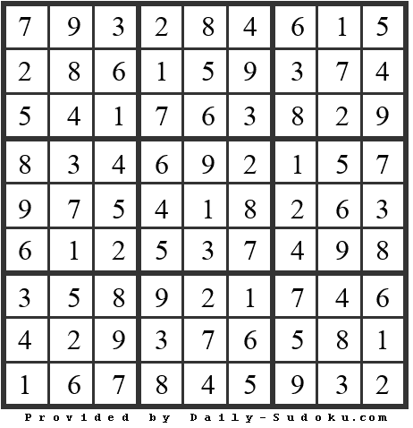 Daily Sudoku