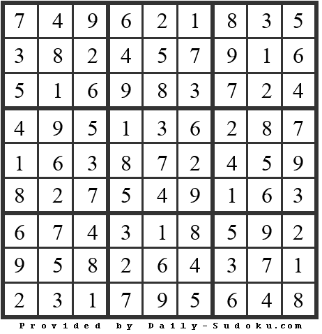 Daily Sudoku