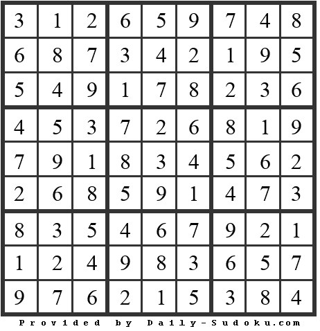 Daily Sudoku