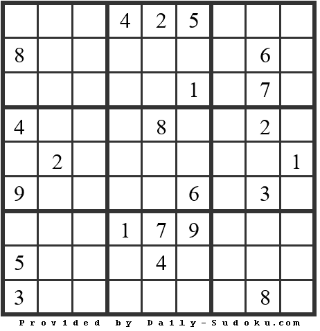 Daily Sudoku