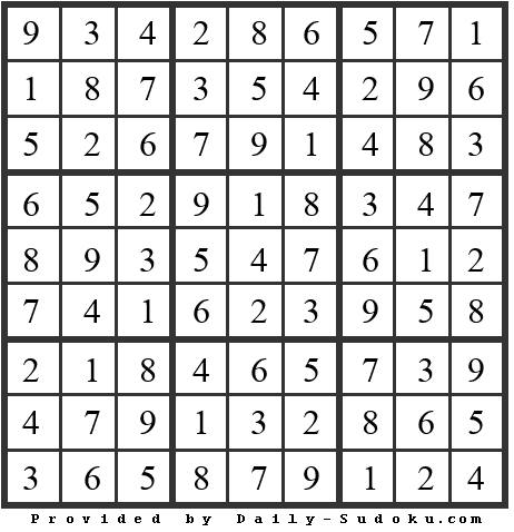 Daily Sudoku