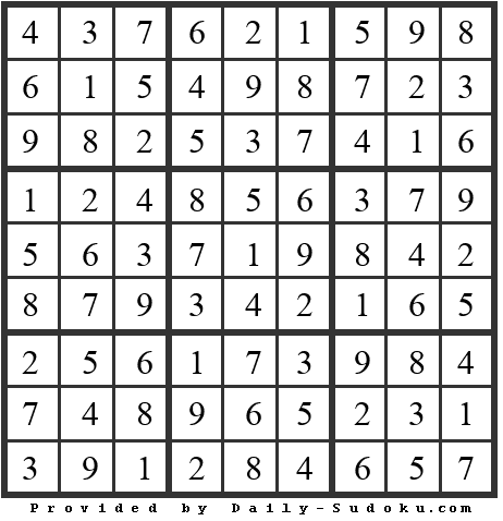Daily Sudoku