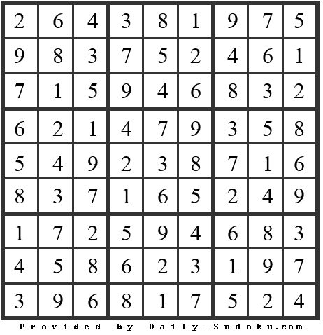 Daily Sudoku