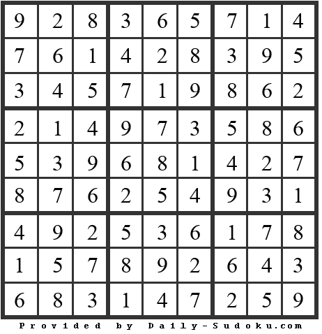 Daily Sudoku