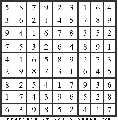 Daily Sudoku