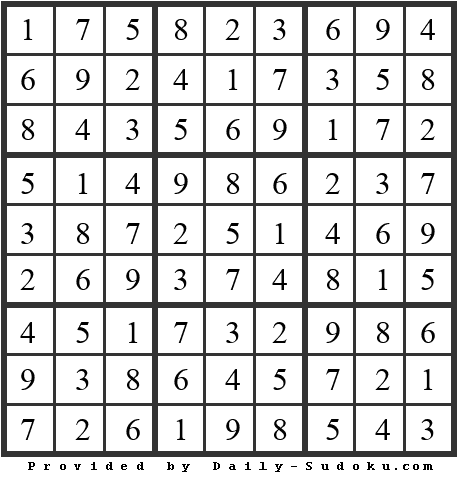 Daily Sudoku