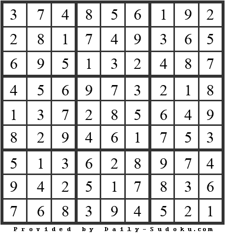 Daily Sudoku