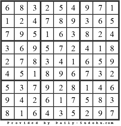 Daily Sudoku