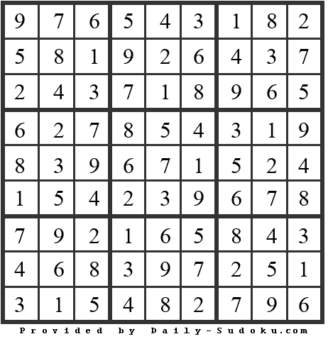 Daily Sudoku