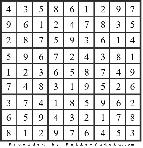 Daily Sudoku