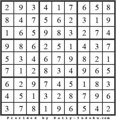 Daily Sudoku
