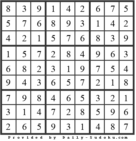 Daily Sudoku