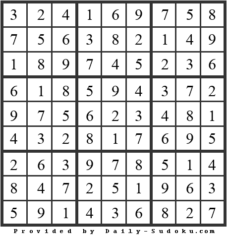 Daily Sudoku