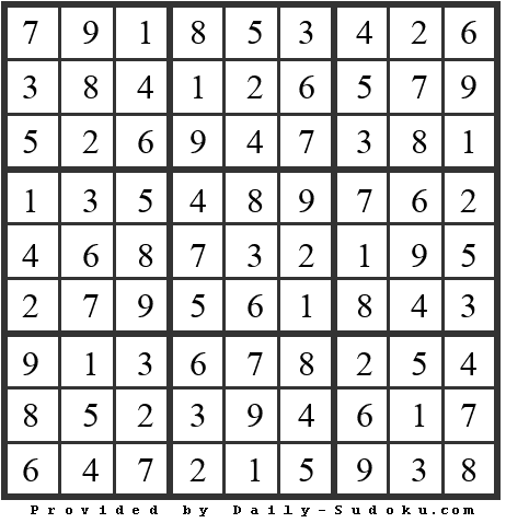 Daily Sudoku