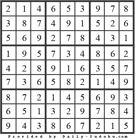 Daily Sudoku