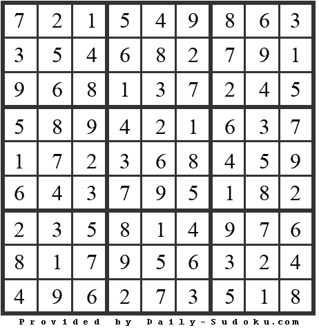Daily Sudoku